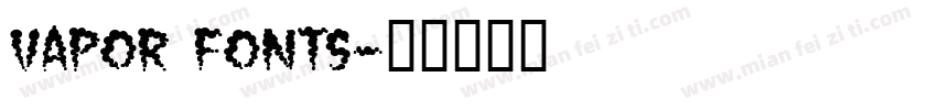 vapor fonts字体转换